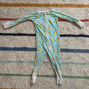 Little Sleepies 12-18 month zippy bananas print